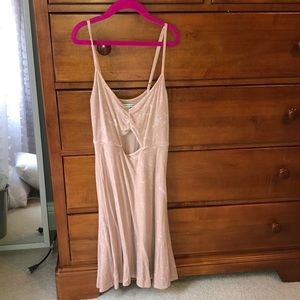 Light pink and white American eagle dress